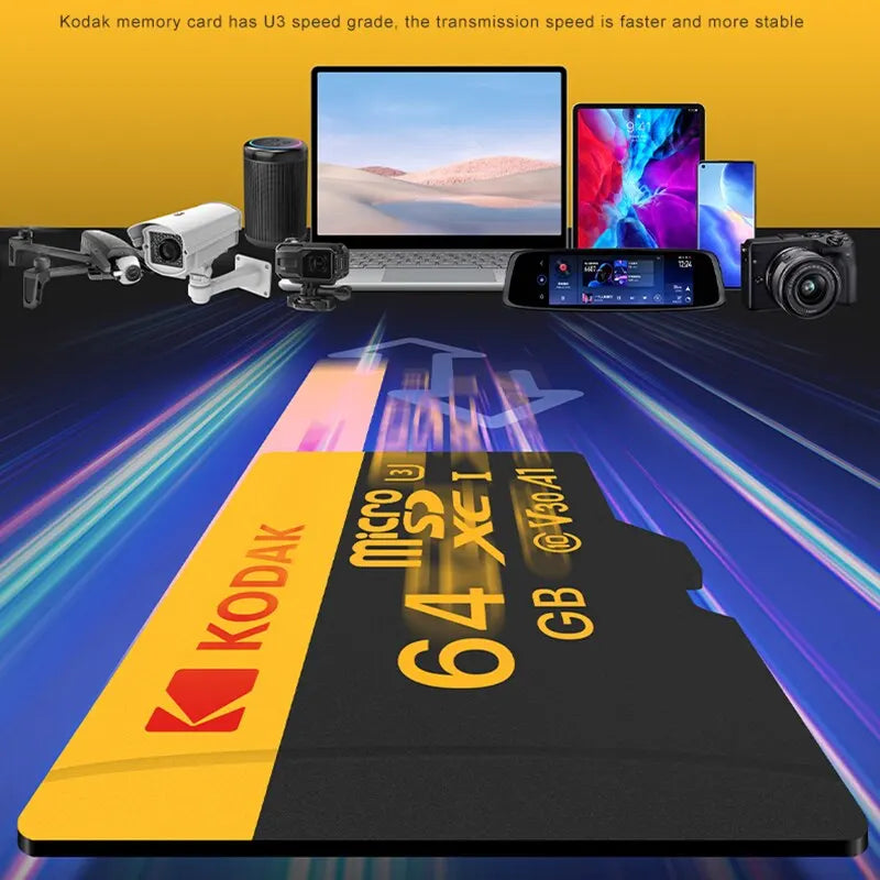 KODAK Micro SD Memory Card 512GB 256GB UP TO 90MB/s