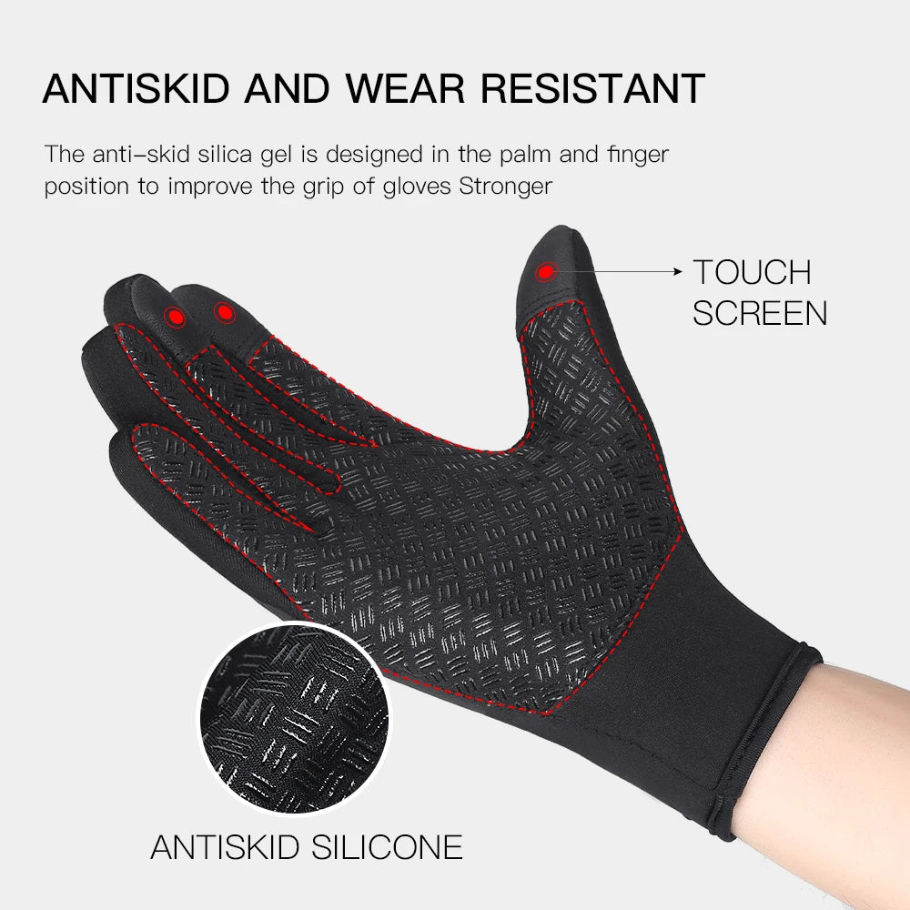 Herbst Winter Motorrad Handschuhe Männer Frauen Winddicht Anti-slip Touchscreen