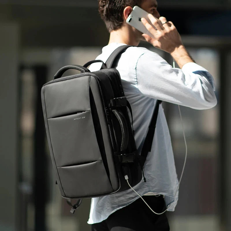 Heroic Knight Rucksack USB-Tasche Große Kapazität 15,6 Laptop Wasserdicht