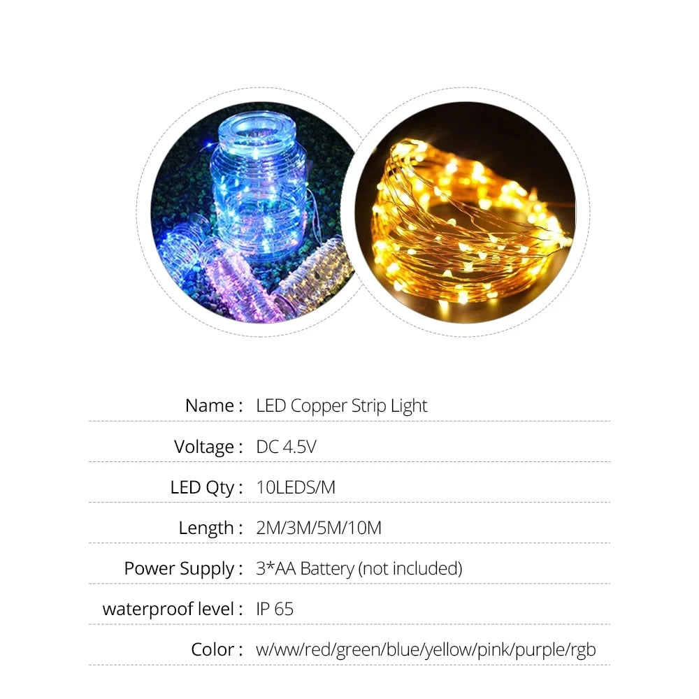 10M 5M 3M 2M LED Lichterkette