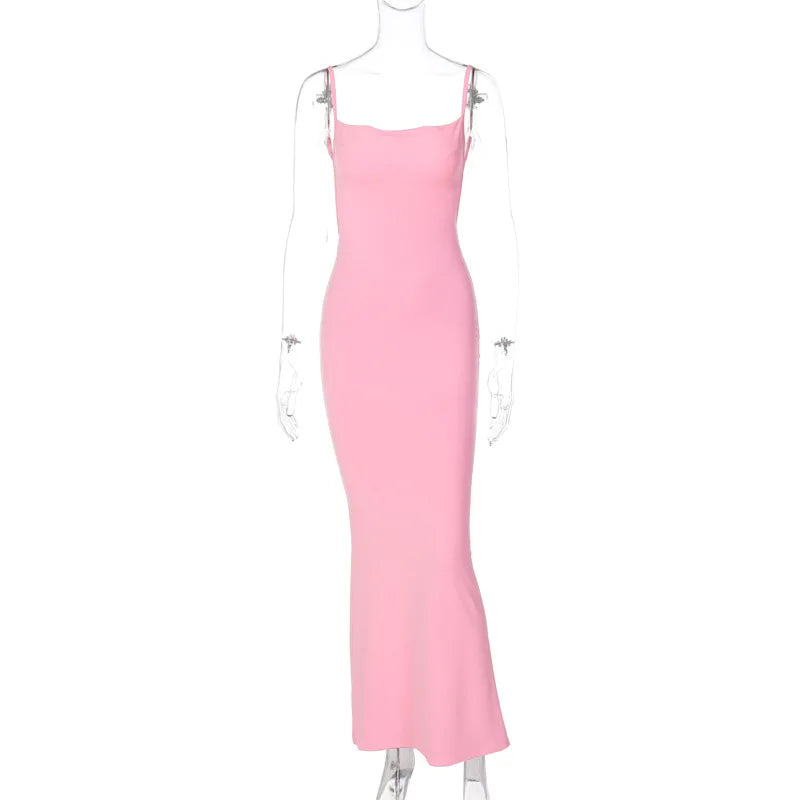 Hugcitar 2024 Frühling langes elegantes Kleid