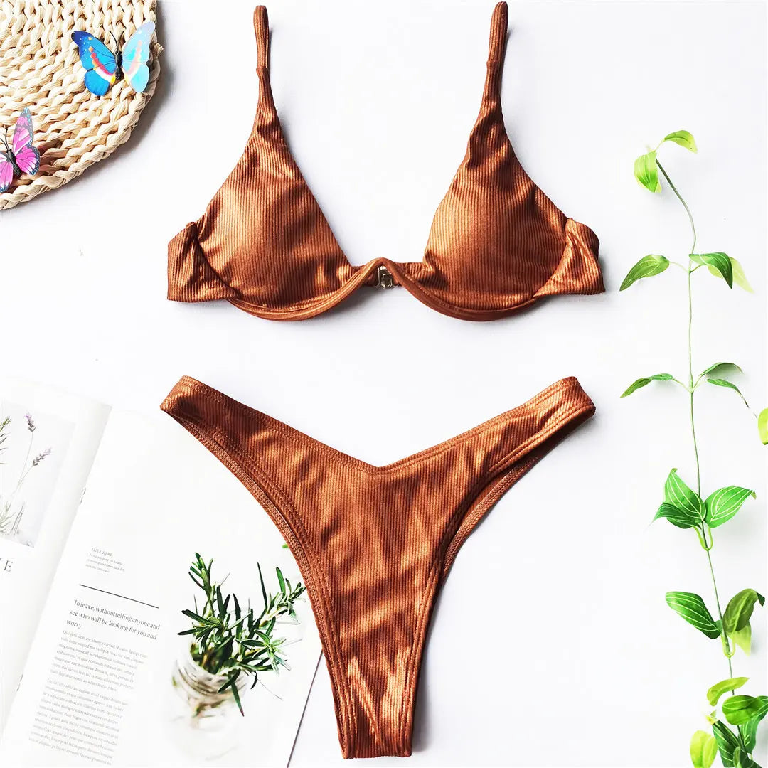 Bikini Set einfarbig