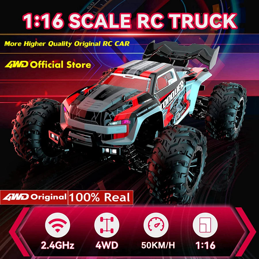 4wd 1:16 RC-Auto 4x4 Offroad-Fernbedienung Hochgeschwindigkeit