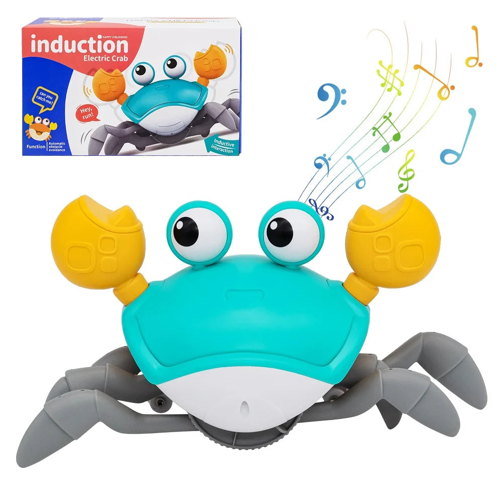 Tanzende Krabbe Run Away Spielzeug für Babys Krabbeln Interaktiv