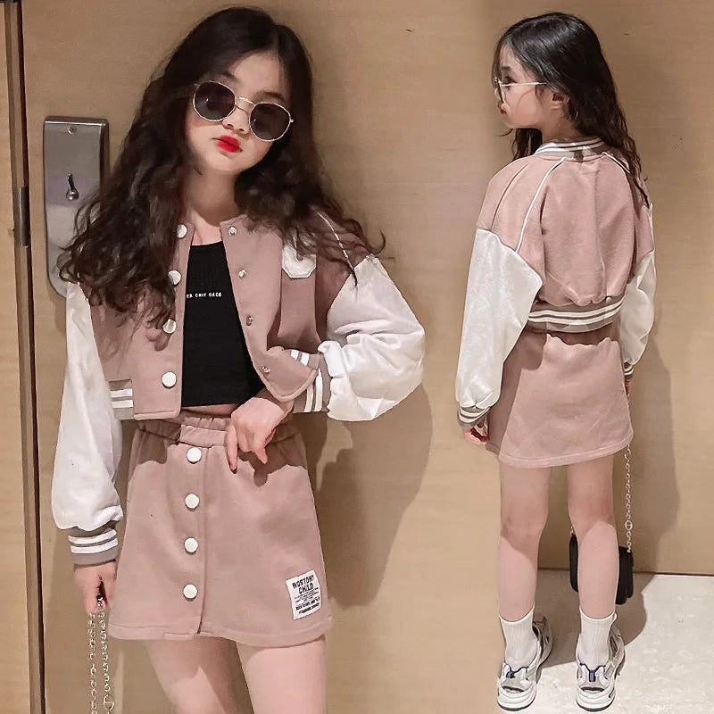 2024 Outfit Rock mit Jacke Neu 5 bis 16 Jahre