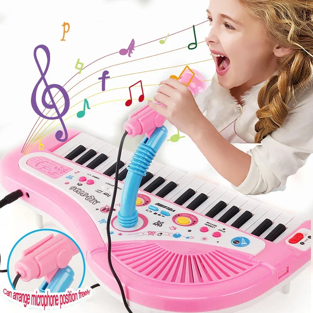 Kinder Keyboard mit Mikrofon für Anfänger