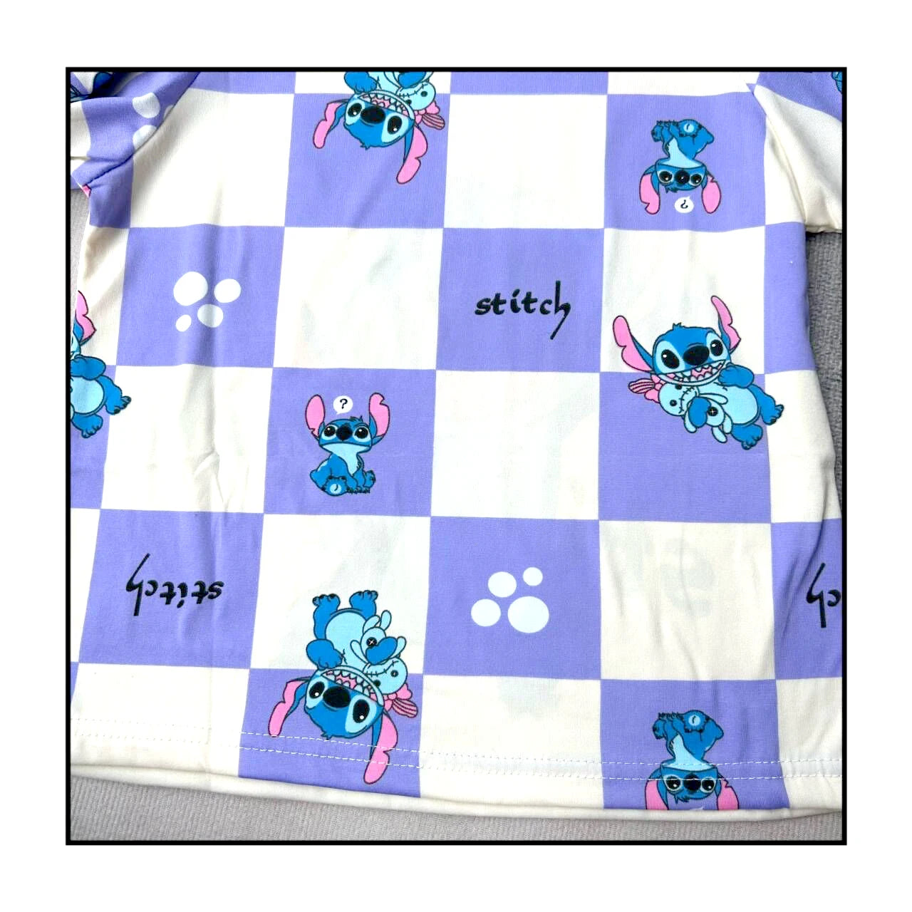 Stitch Kinder Schlafanzug Pyjama Set Mädchen Jungen