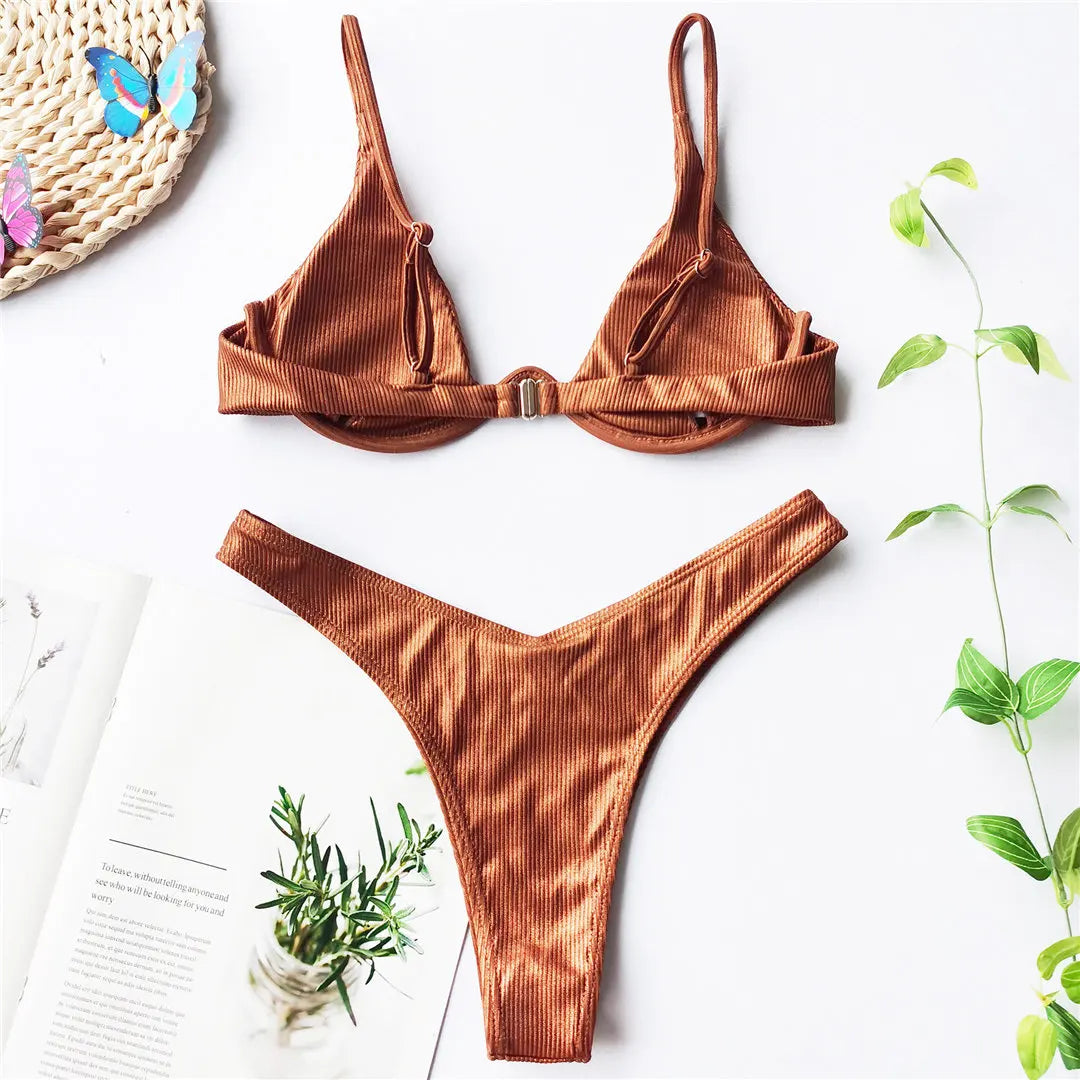 Bikini Set einfarbig