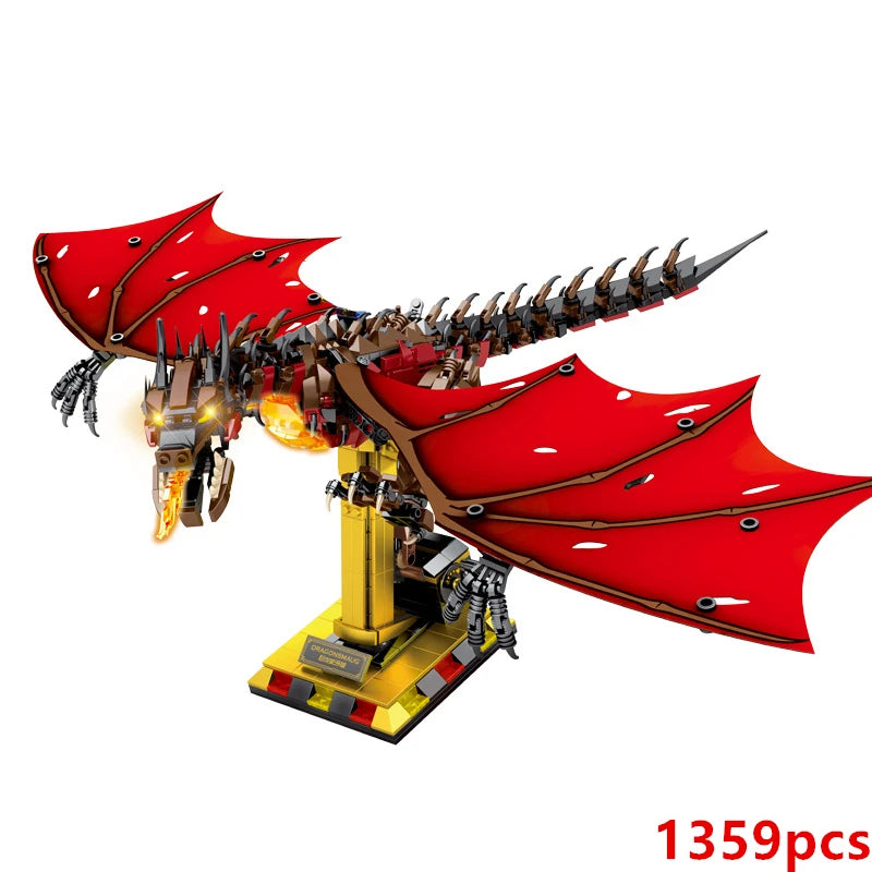 Jimitu Smaugs Drachen Kämpfer Bausteine Sets