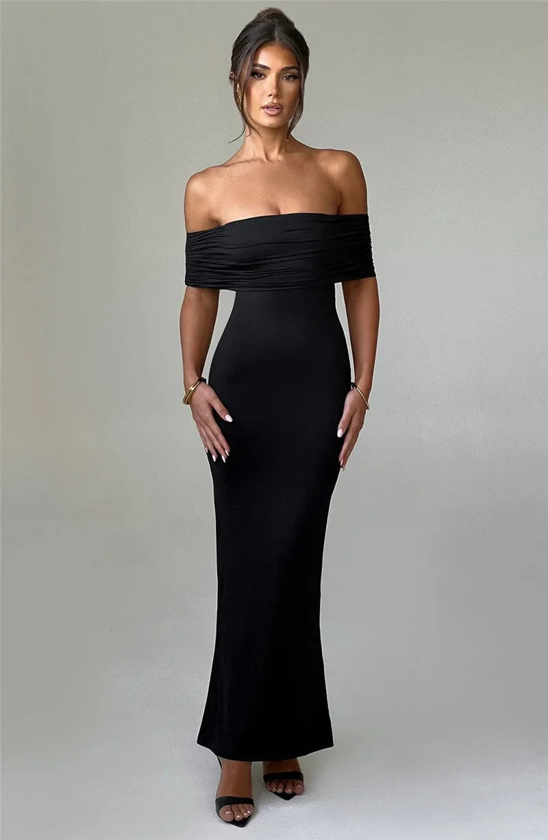 Mozision langes eleganter Kleid