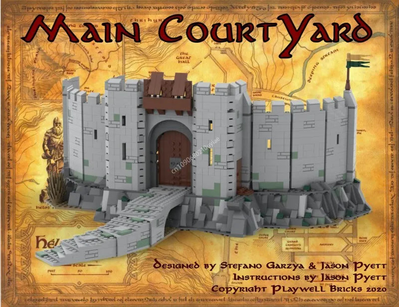 Brickpanda 6189pcs Helms Deep UCS Scale Model Building Blocks