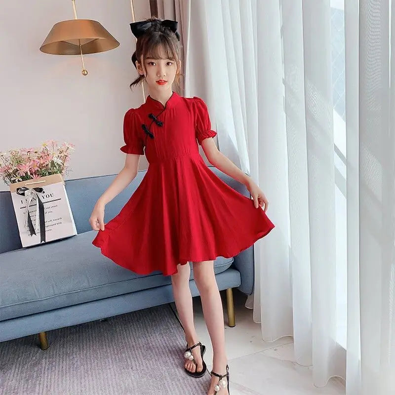 2024 Sommerkleid Mädchen 4-14 Jahre