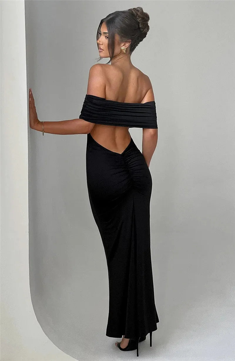 Mozision langes eleganter Kleid