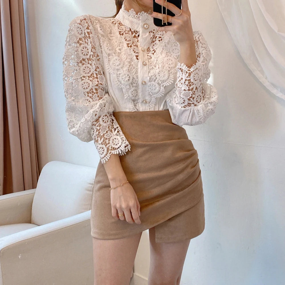 WonMiracle Bluse / Spitze