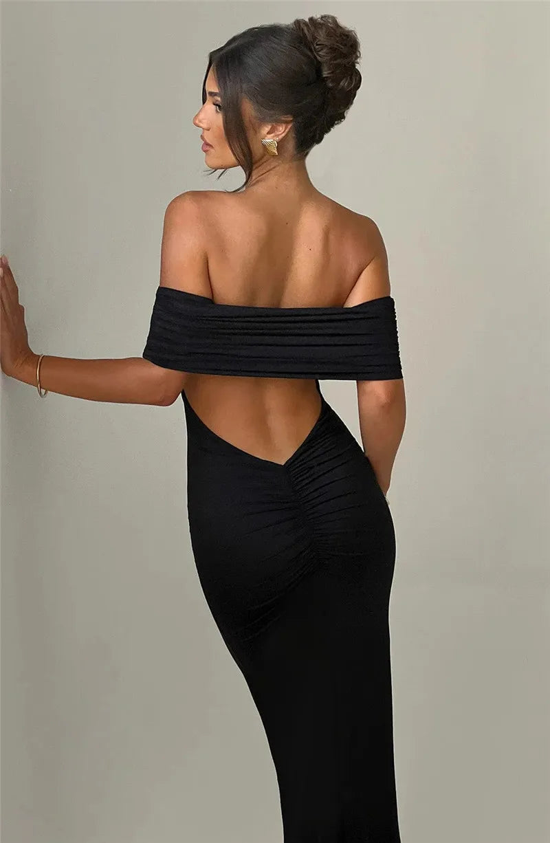 Mozision langes eleganter Kleid