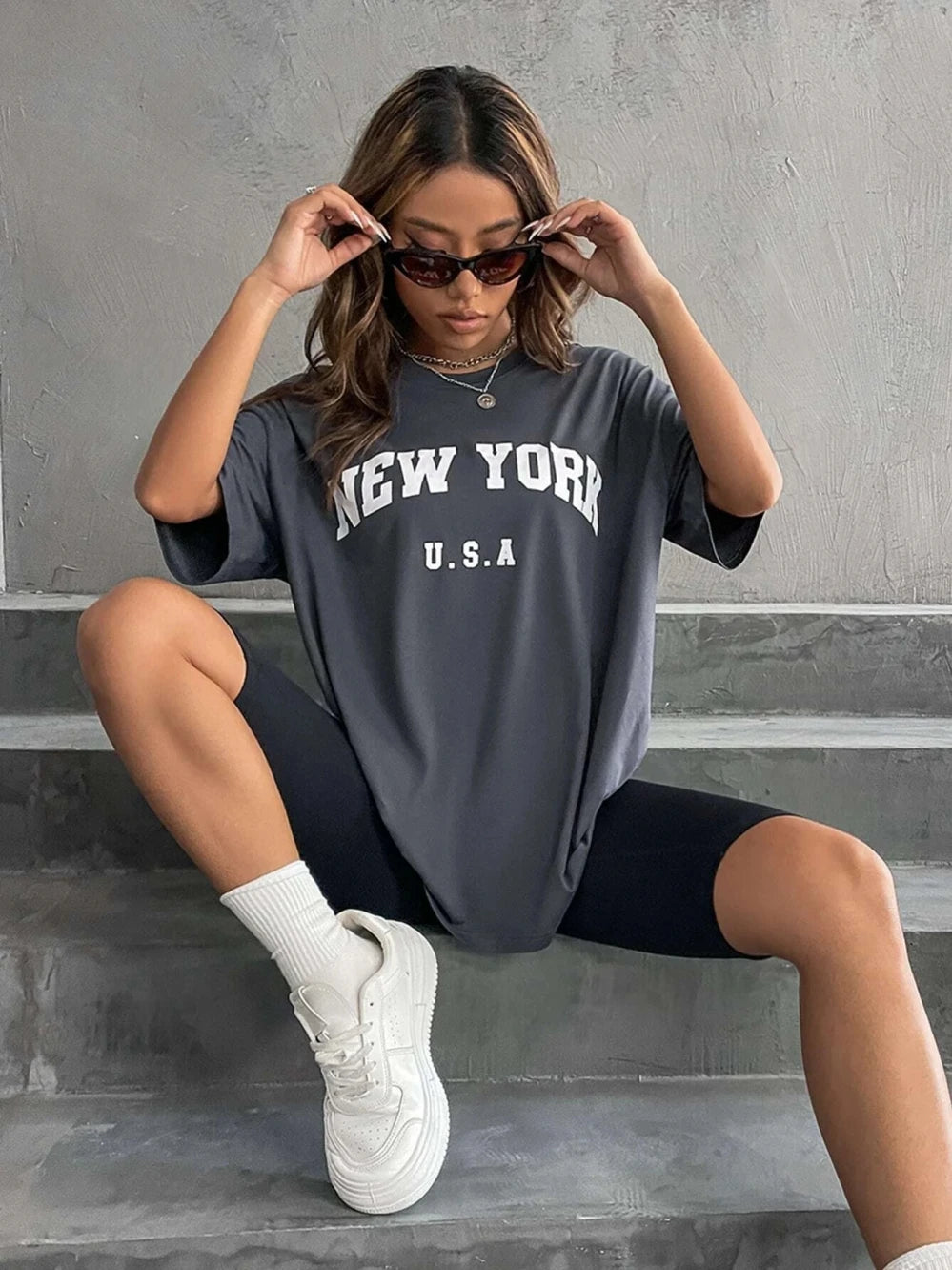 Damen New York City T-Shirt
