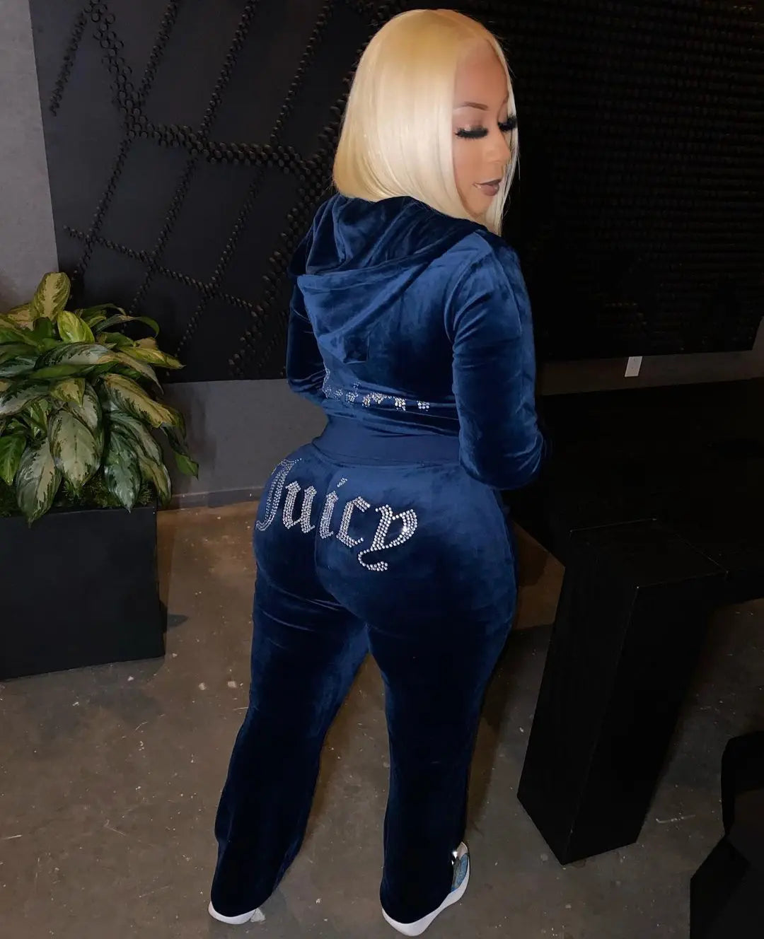 Bigg Orange Damen Jogginganzug Model Juicy