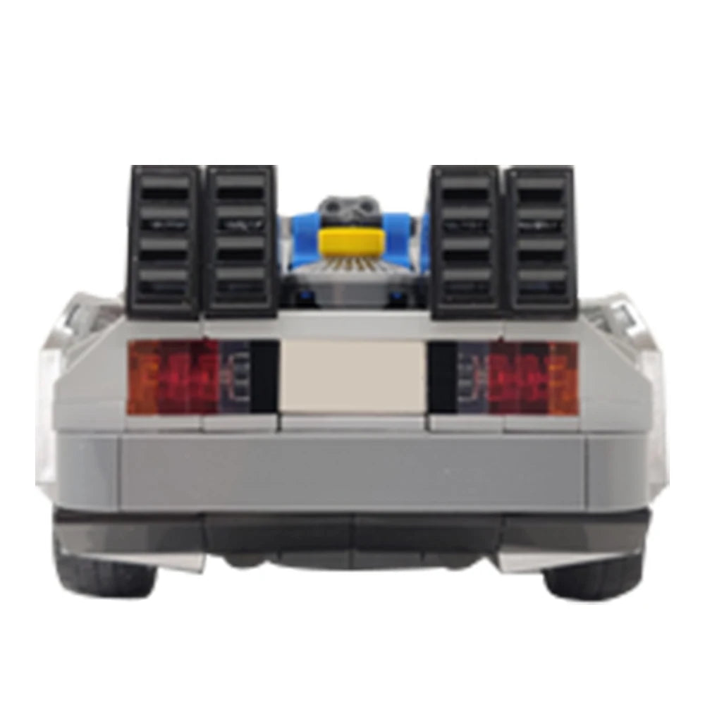 Gobriks Delorean Zurück in die Zukunft Rennwagen Zeitmaschine Bausteine-Set
