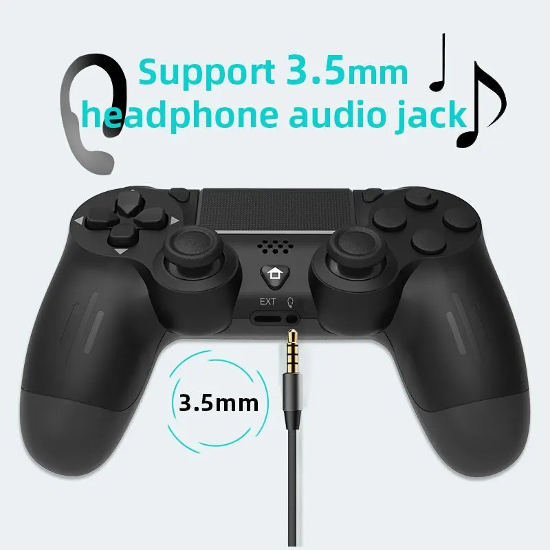 DATA FROG Bluetooth-Kompatibel Game Controller für PS4/Slim/Pro Wireless