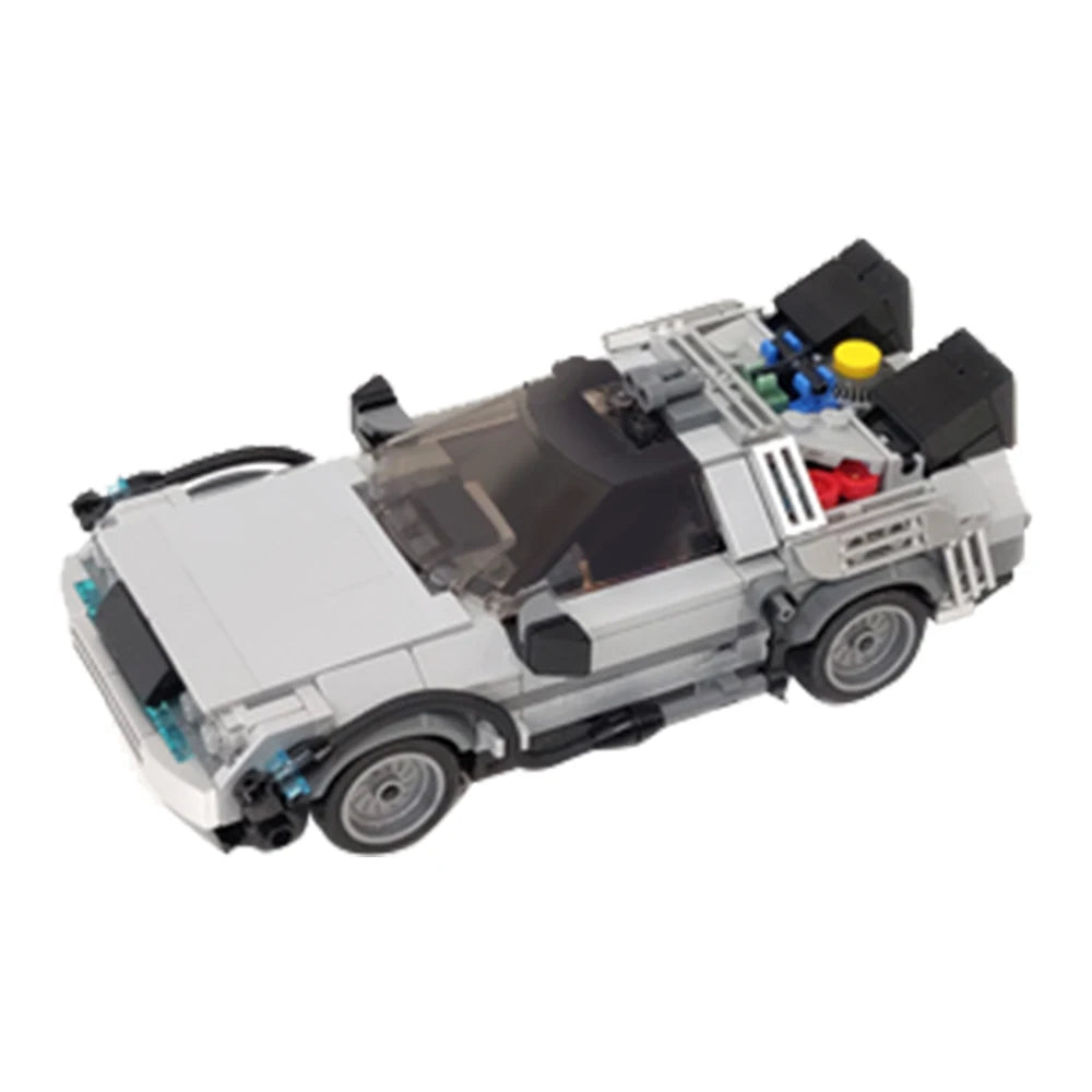 Gobriks Delorean Zurück in die Zukunft Rennwagen Zeitmaschine Bausteine-Set