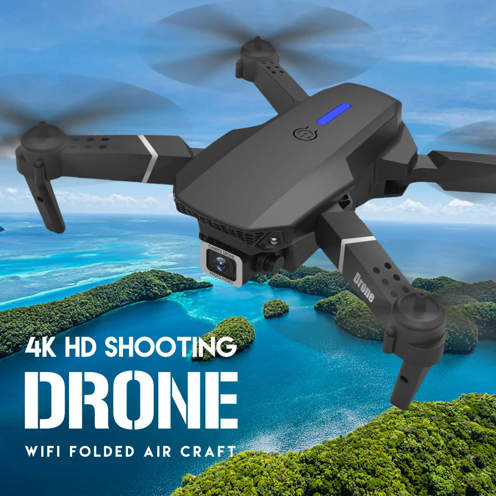2024 e88pro RC Drone 4k Professional mit 1080p Weitwinkel HD Kamera