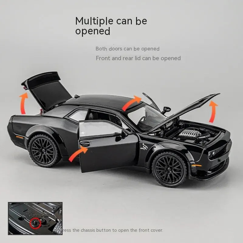 Dodge Challenger Spielzeugauto Modelauto im Maßstab 1: 32