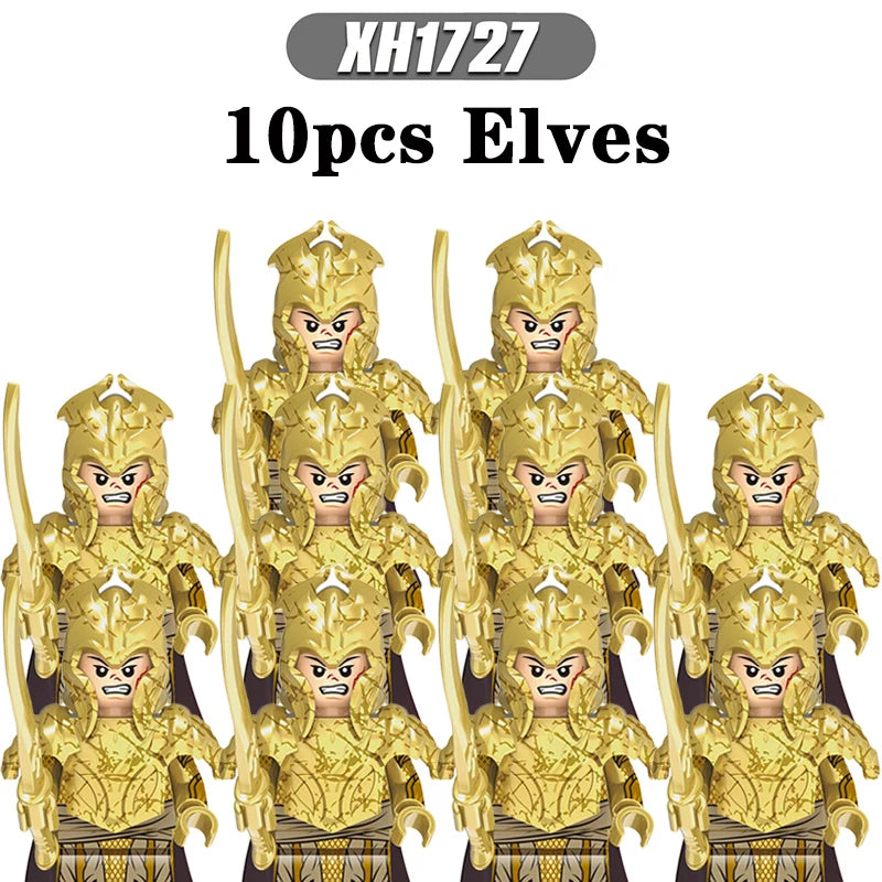 BRICKPANDA Mittelalter Ritter, Zwerge Bausteine Set