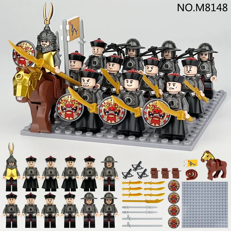 MINISO Bausteine, Figuren, Cartoon-Charaktere, Soldaten, Mini Figuren Bausteine Set
