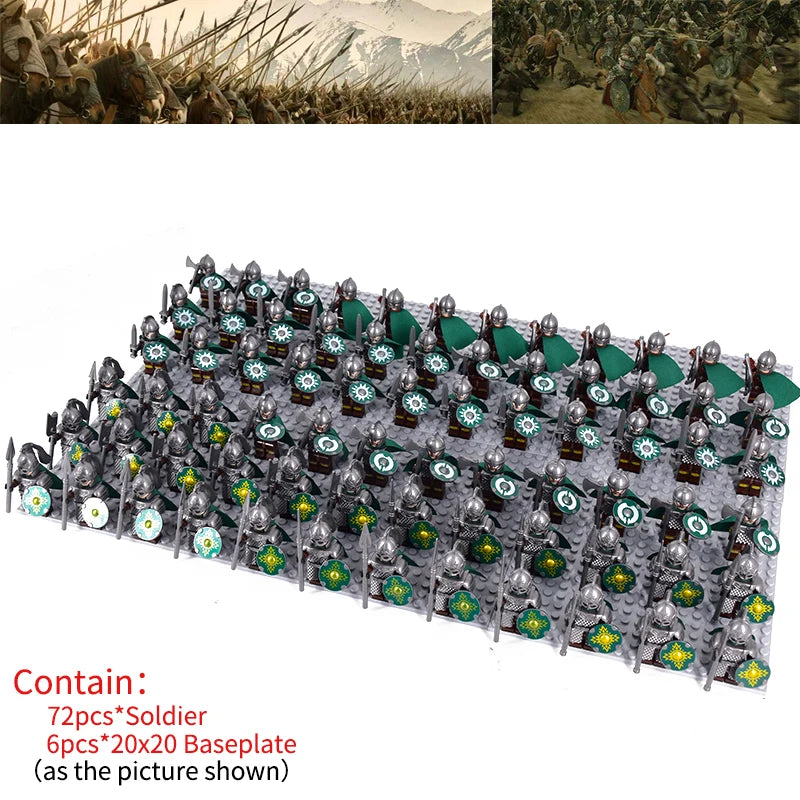 Brickpanda / Die Elfen, Soldat oder Orks Armee Figuren SETS Bausteine