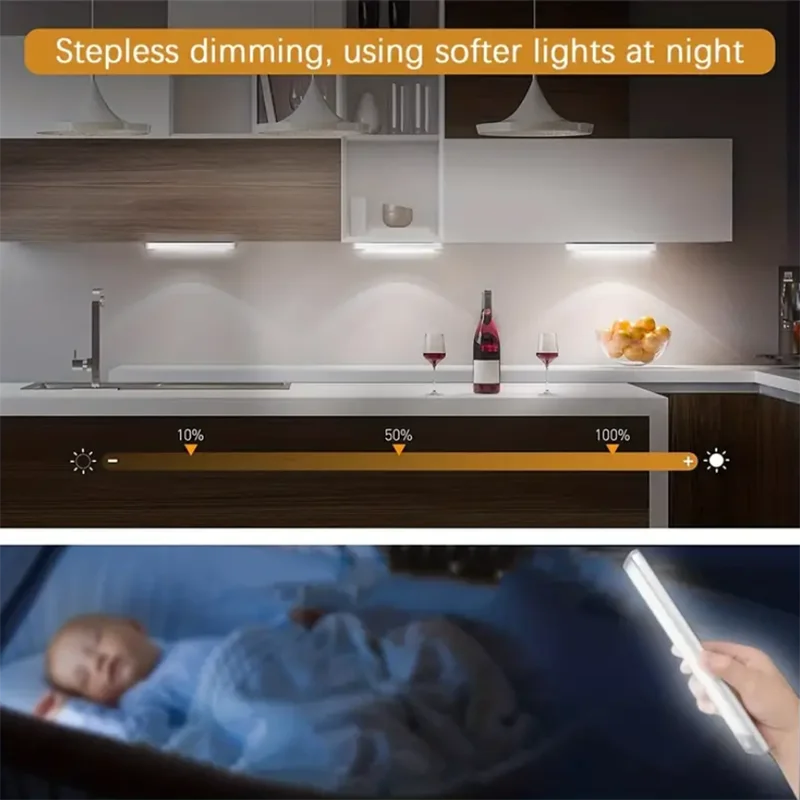 Unterbauleuchte (per USB Laden) Dimming Sensorlicht