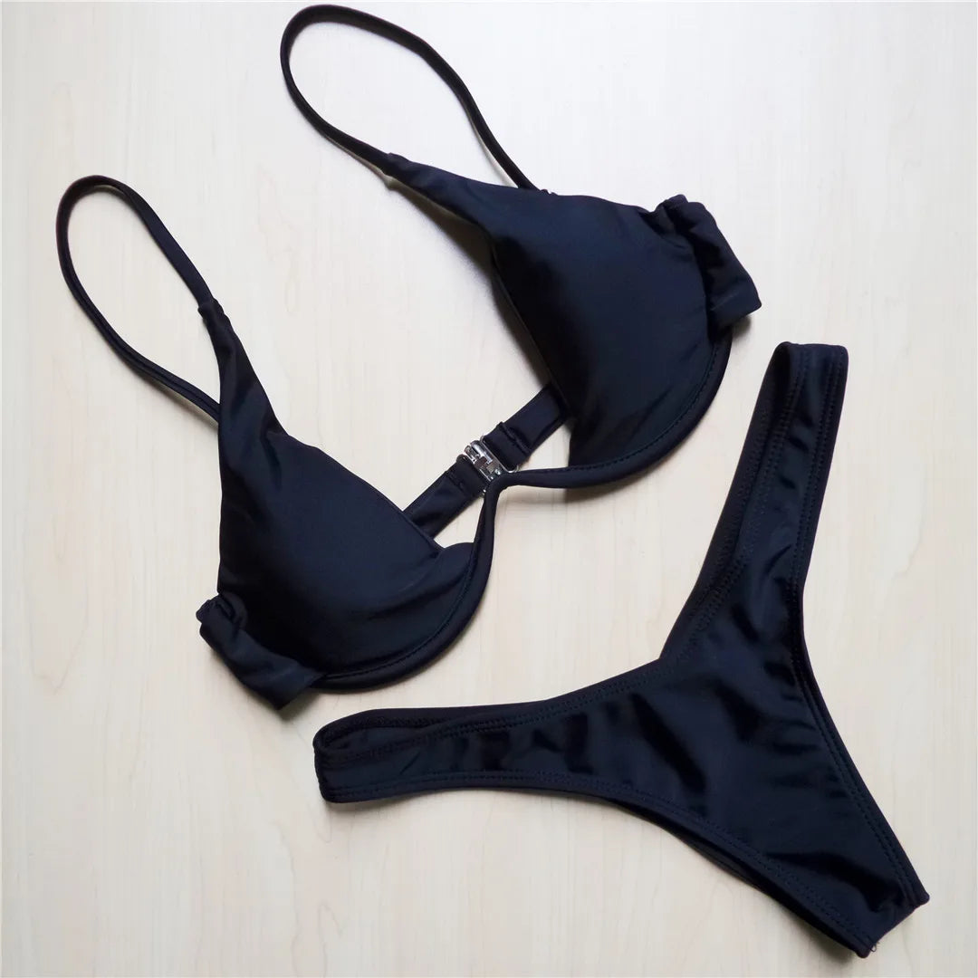 Bikini Set einfarbig