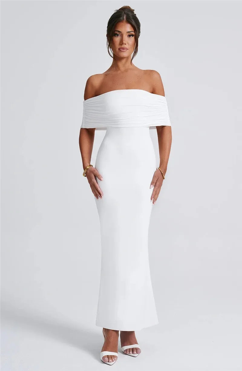 Mozision langes eleganter Kleid