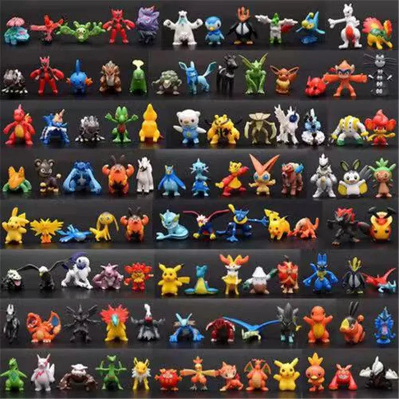 1-144 Stück Pokemon Sammelbox Figuren