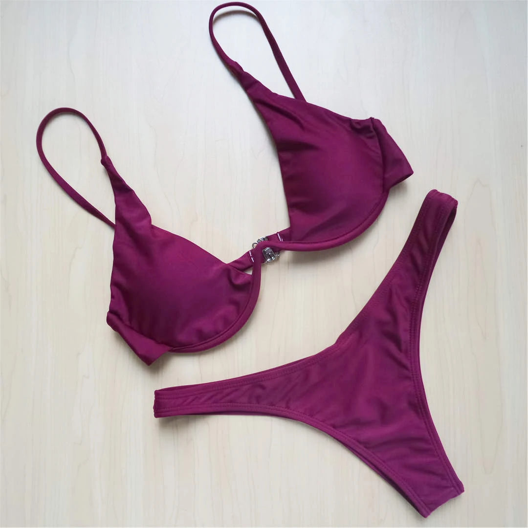 Bikini Set einfarbig