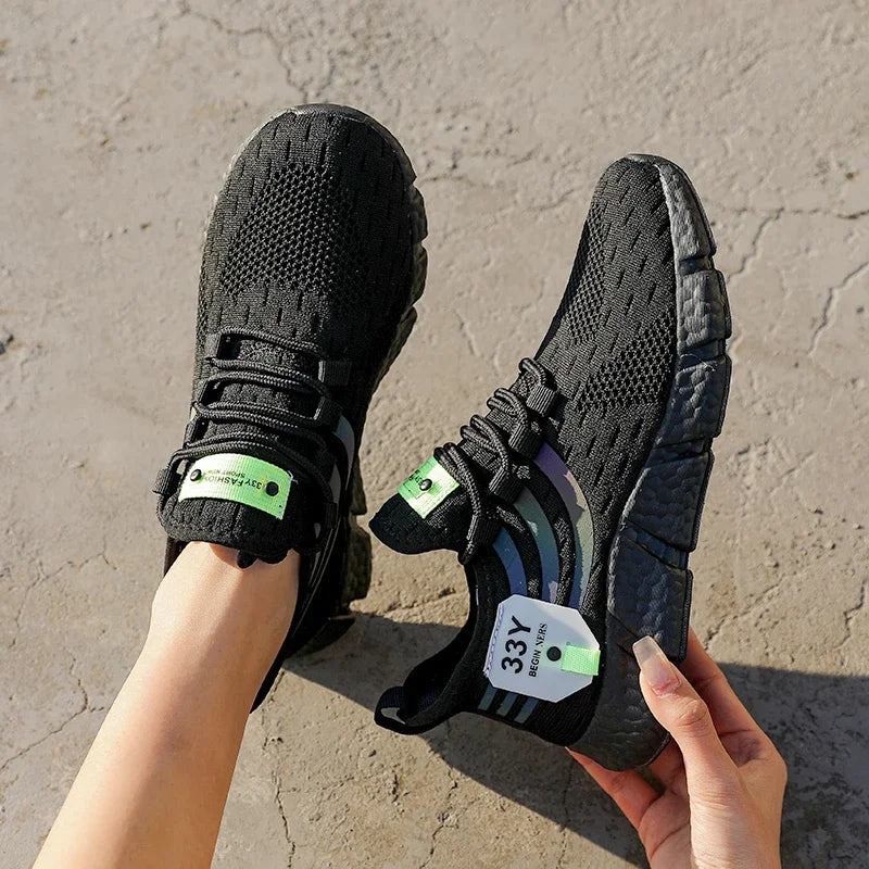 Frauen Herren Turnschuhe Sneaker Leicht Sportschuhe Atmungsaktiv