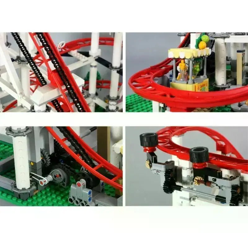 4619 Teile Big Roller Coaster / Achterbahn Bausteine Set
