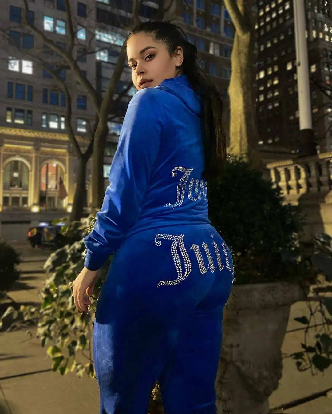 Bigg Orange Damen Jogginganzug Model Juicy