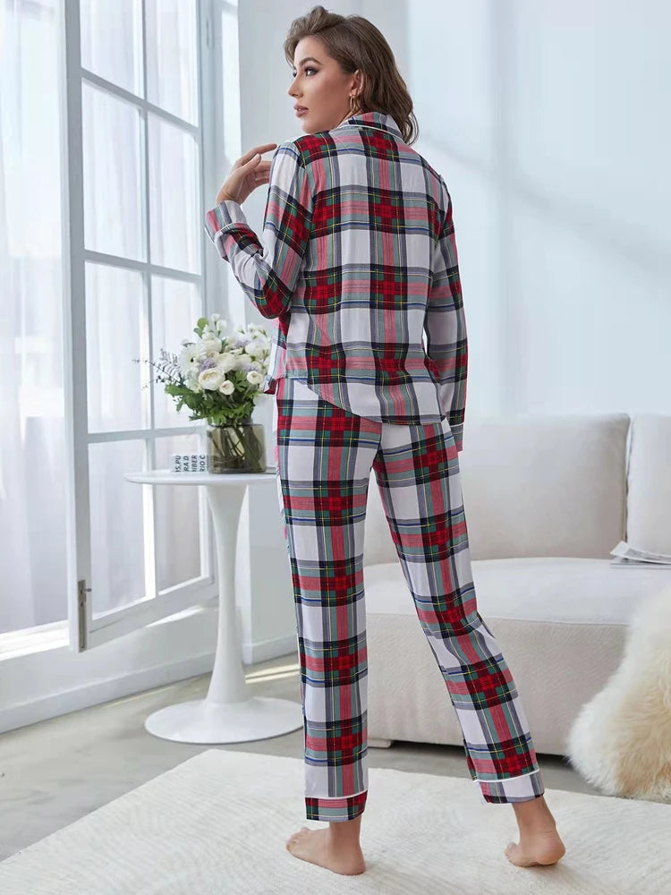 Damen Schlafanzug / Pyjama 2 teilig Viskose