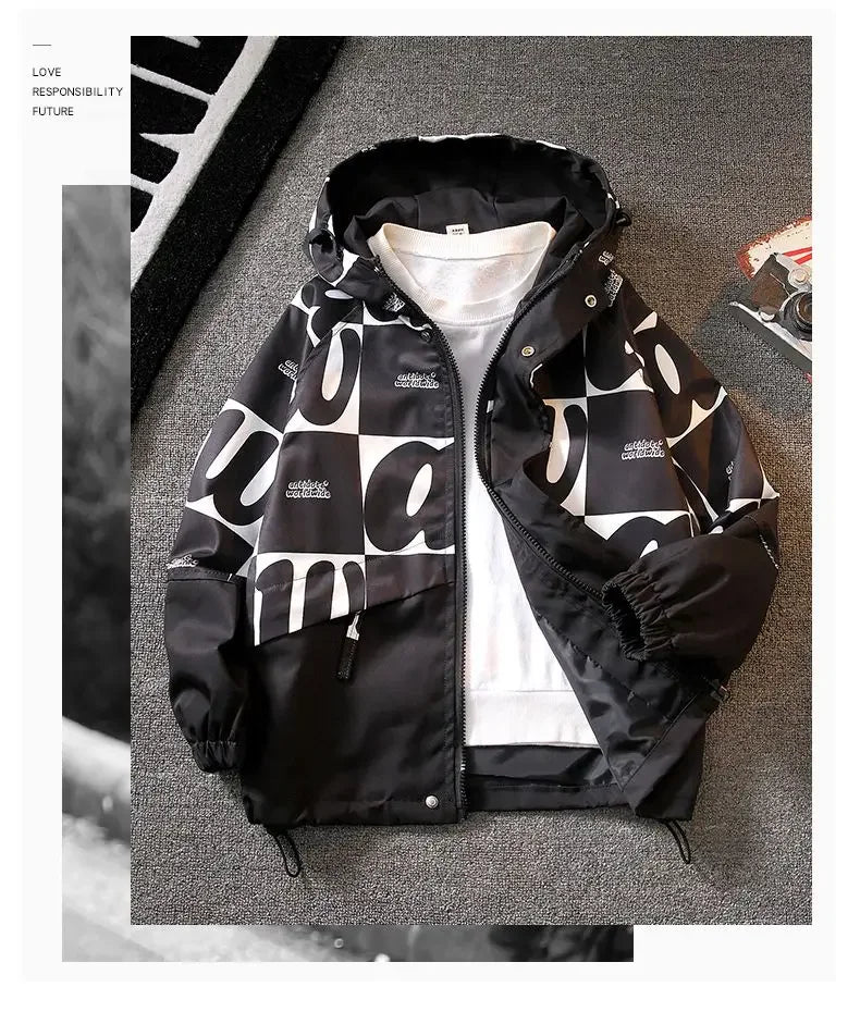 Teenager Jungen Herbstjacke 5-14 Jahre Korea Style