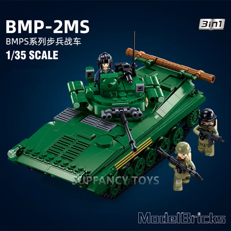 Sluban Militär Panzer oder Hubschrauber verschiedene Bausteine Sets