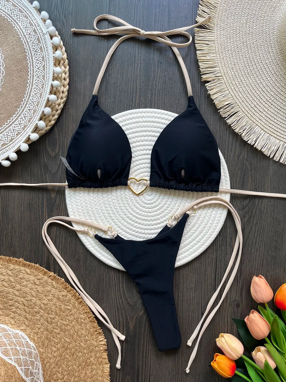 RUOTONSEPT Sexy Bikini Set Triangle Model Brazilian