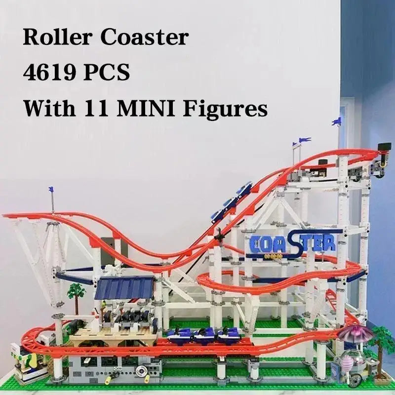 4619 Teile Big Roller Coaster / Achterbahn Bausteine Set