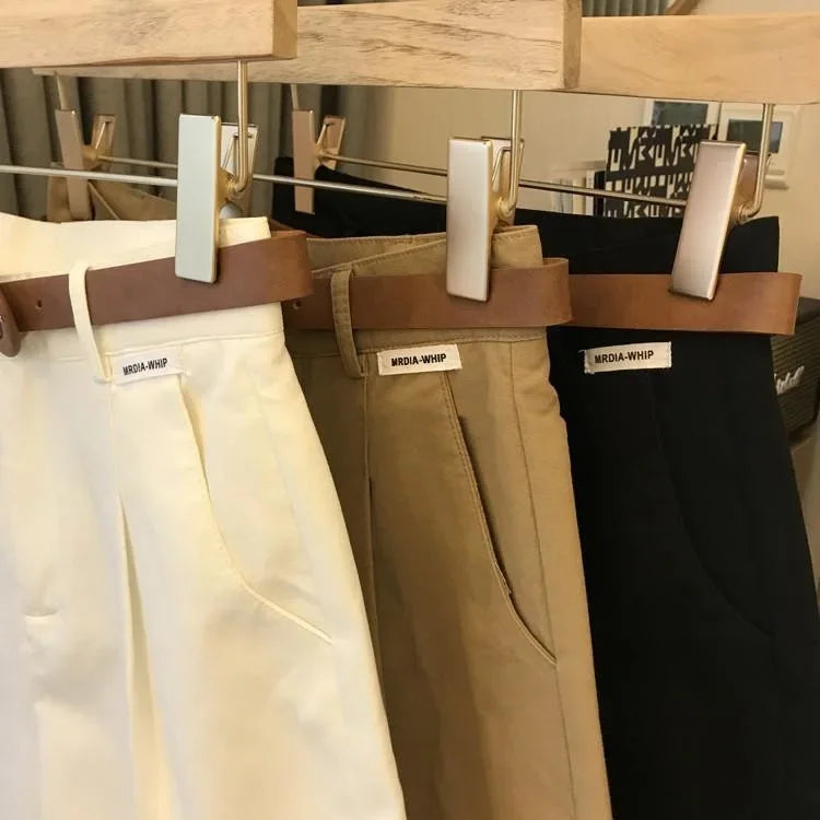 Neue Shorts mit weitem Bein für Damen Model 2024