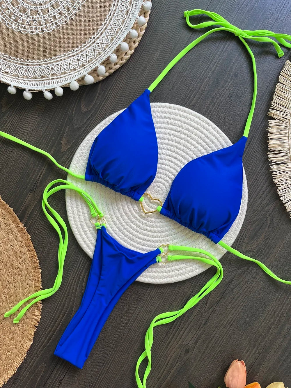 RUOTONSEPT Sexy Bikini Set Triangle Model Brazilian