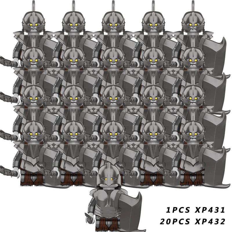 Brickpanda Mittelalter Ritter Mini Lord Elfen Army Zwergsoldat Bausteine Figuren Set