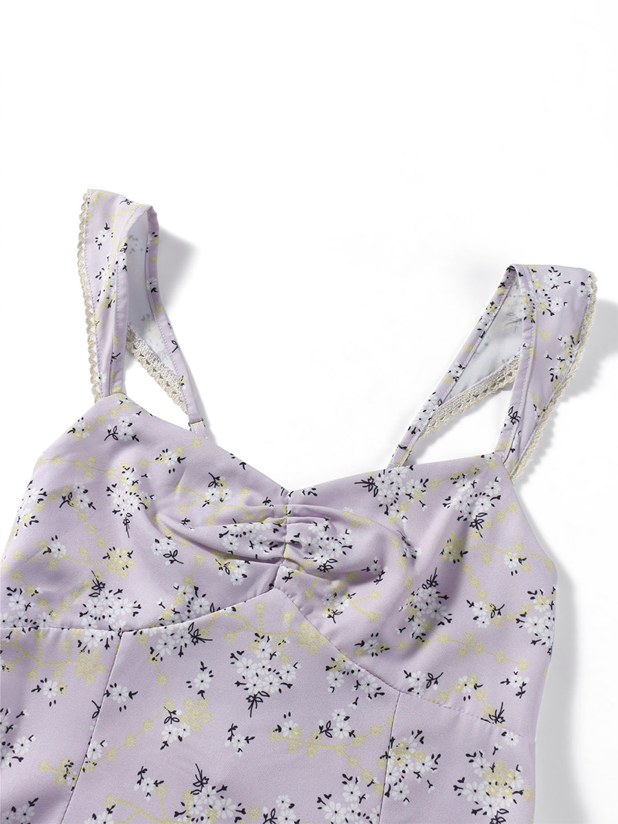 Fairy Cottage Kleid Blumen 90 Jahre Styl