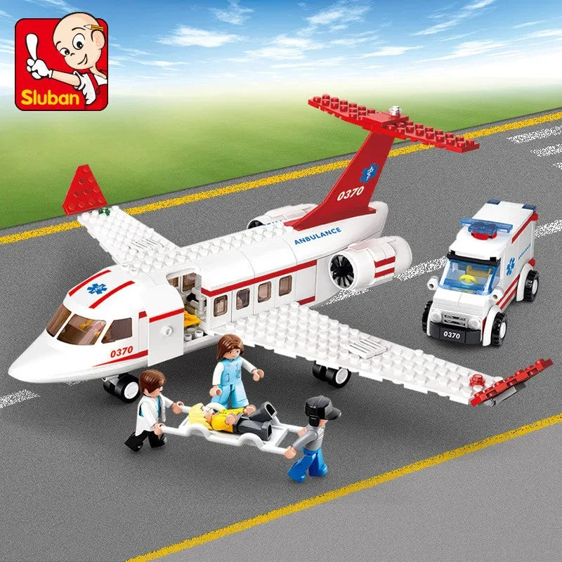 Sluban verschiedene Airbus Modelle (Bausteine Sets)
