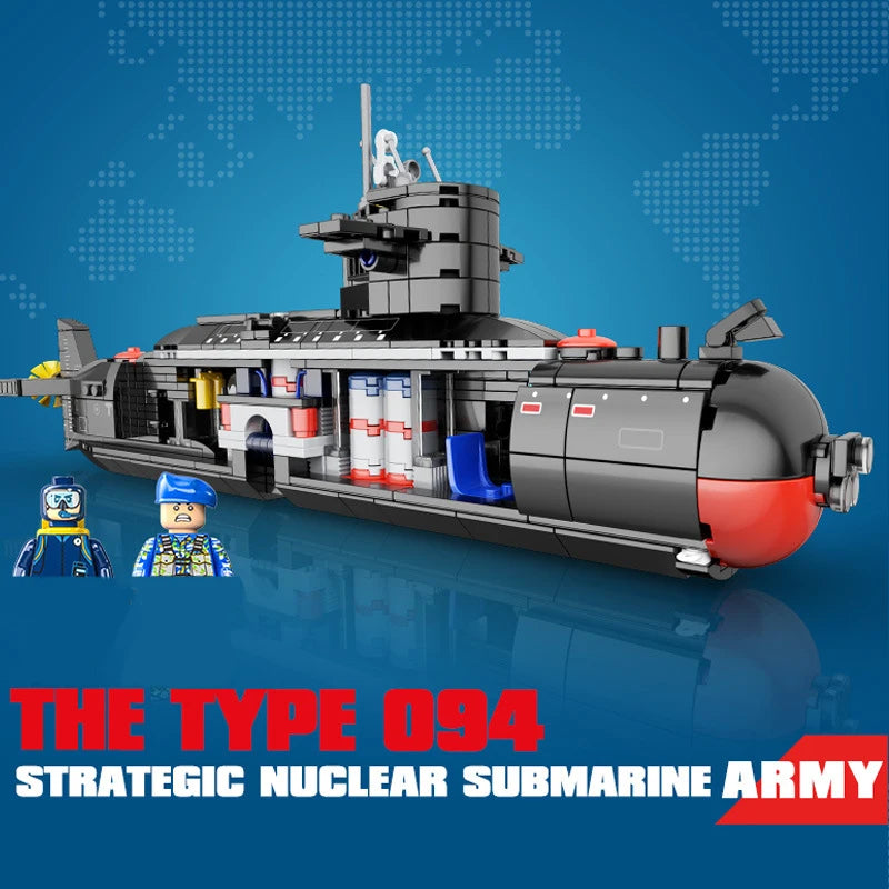 CyunSing Militär Atom-U-Boot Bausteine Set