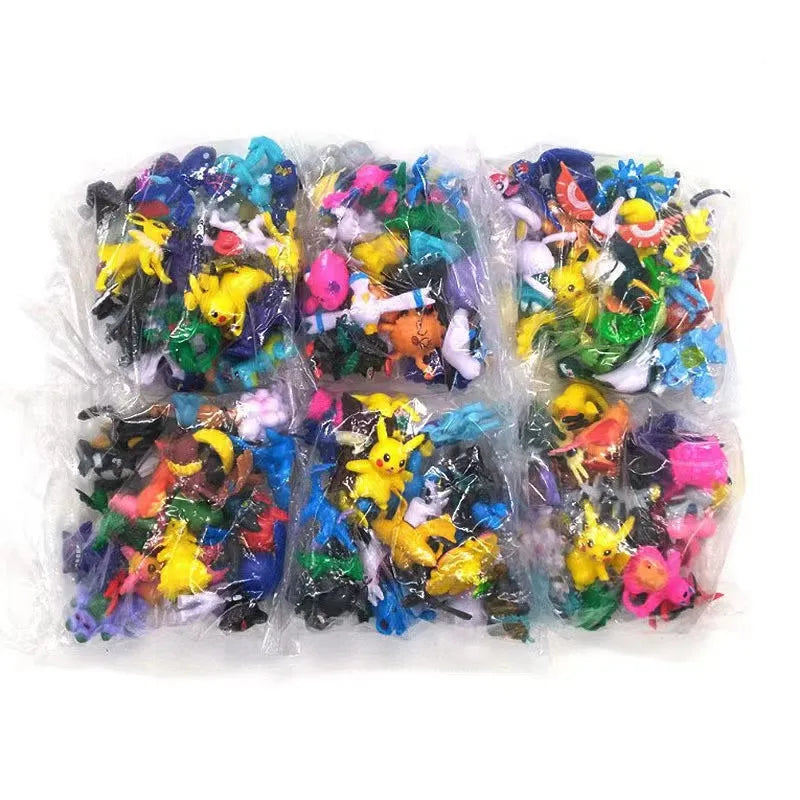 1-144 Stück Pokemon Sammelbox Figuren