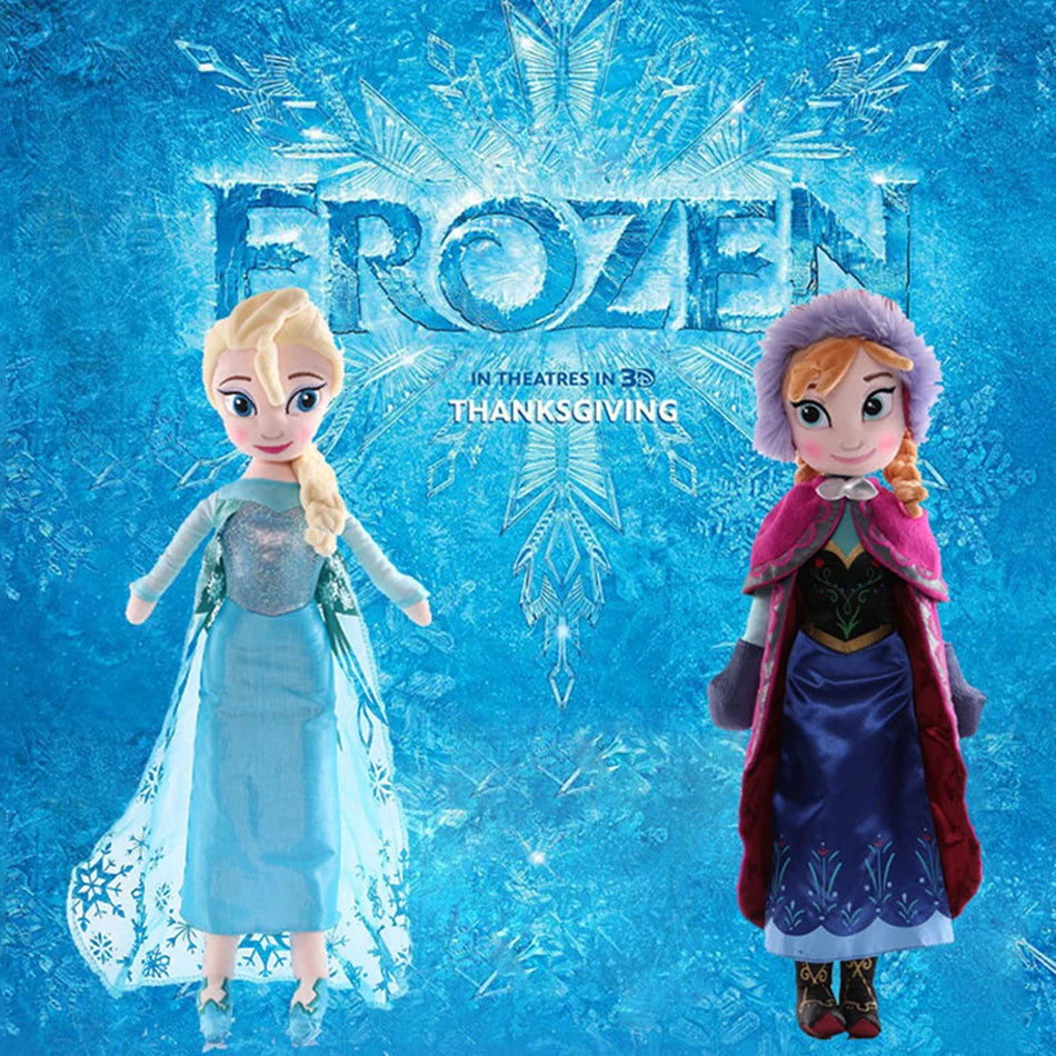 Anime Eiskönigin Plüsch Prinzessin Anna und Elsa Puppe